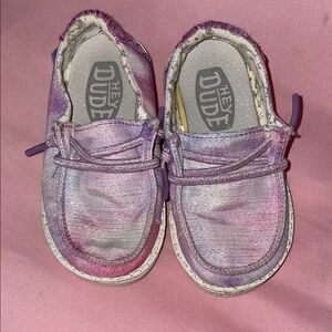 Hey Dude Kids Lavender Moccasins